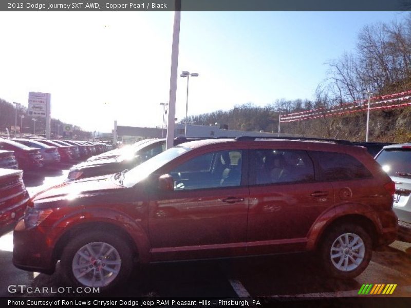 Copper Pearl / Black 2013 Dodge Journey SXT AWD