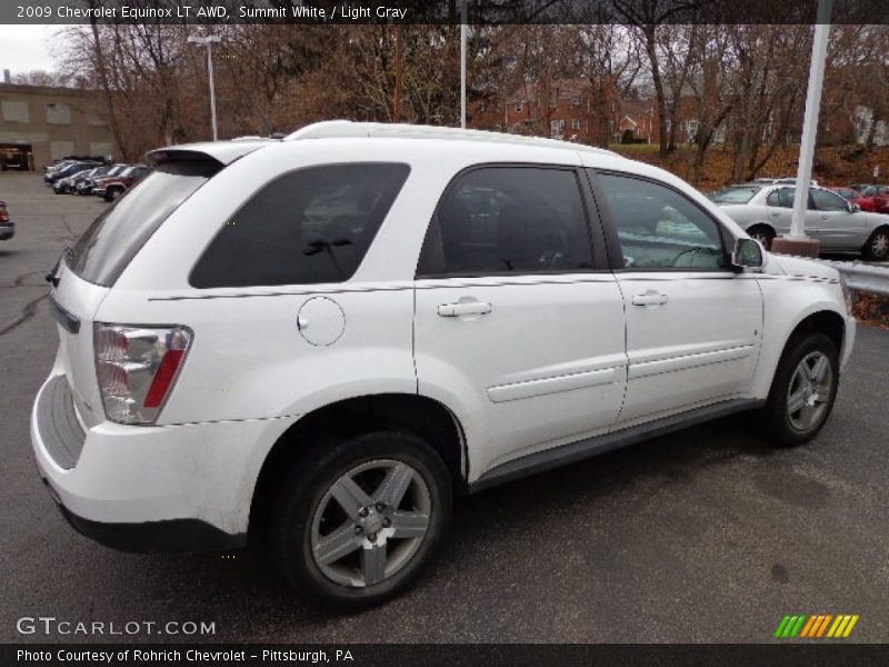 Summit White / Light Gray 2009 Chevrolet Equinox LT AWD