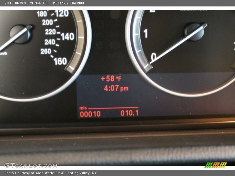 Jet Black / Chestnut 2013 BMW X3 xDrive 35i