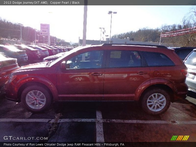 Copper Pearl / Black 2013 Dodge Journey SXT AWD