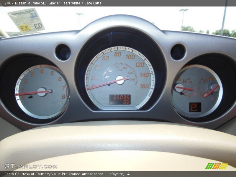 Glacier Pearl White / Cafe Latte 2007 Nissan Murano SL
