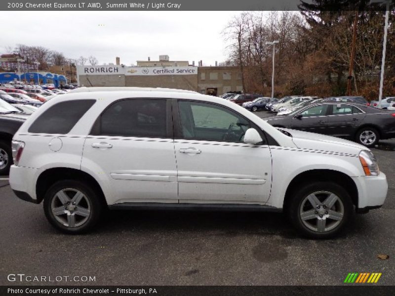 Summit White / Light Gray 2009 Chevrolet Equinox LT AWD
