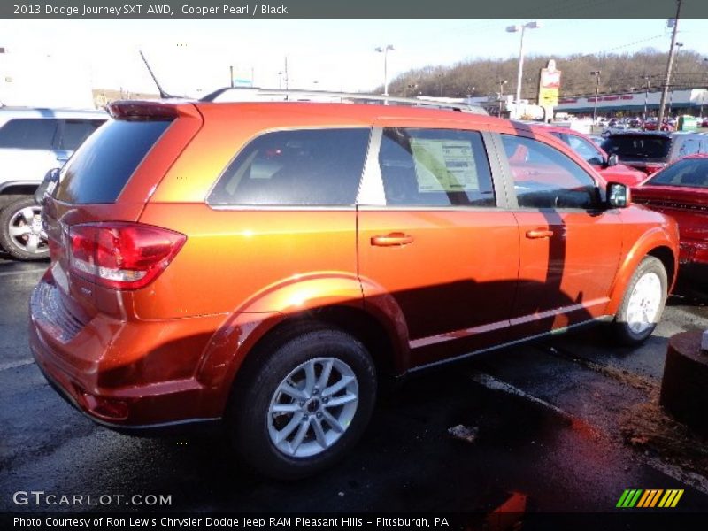 Copper Pearl / Black 2013 Dodge Journey SXT AWD