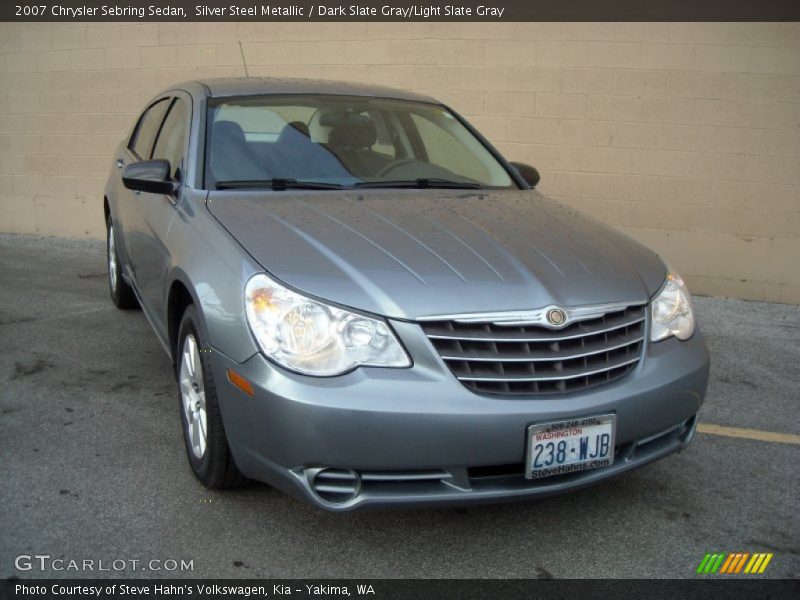 Silver Steel Metallic / Dark Slate Gray/Light Slate Gray 2007 Chrysler Sebring Sedan
