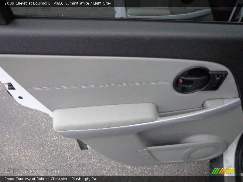 Summit White / Light Gray 2009 Chevrolet Equinox LT AWD
