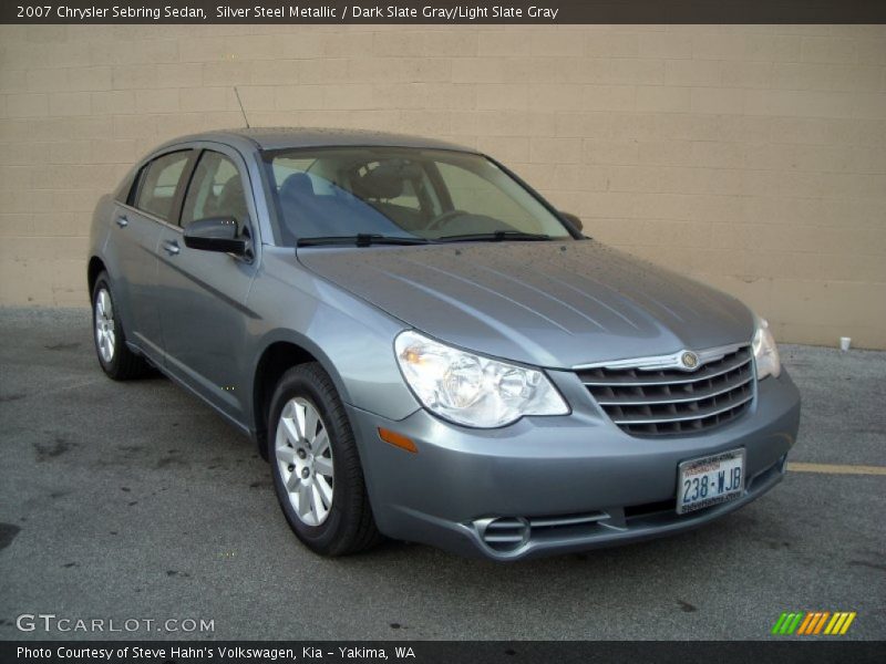 Silver Steel Metallic / Dark Slate Gray/Light Slate Gray 2007 Chrysler Sebring Sedan