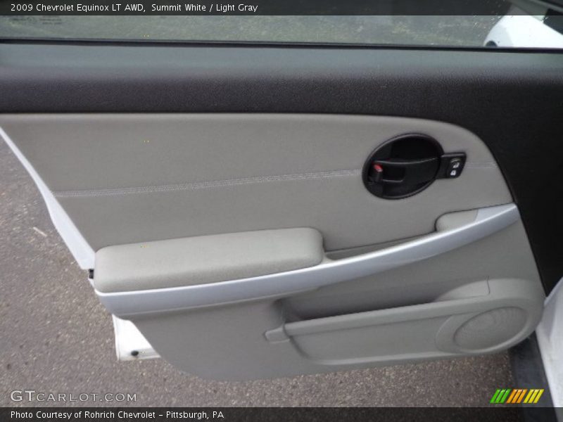 Summit White / Light Gray 2009 Chevrolet Equinox LT AWD