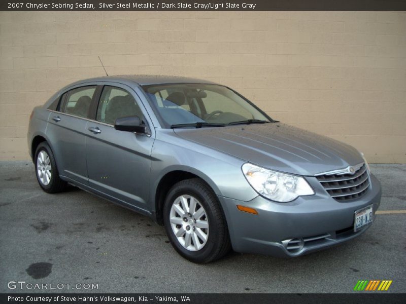 Silver Steel Metallic / Dark Slate Gray/Light Slate Gray 2007 Chrysler Sebring Sedan