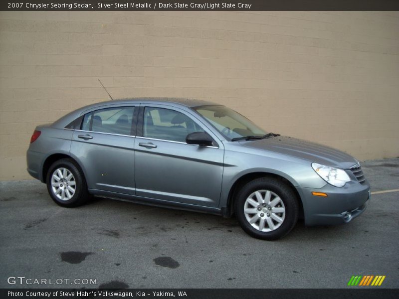 Silver Steel Metallic / Dark Slate Gray/Light Slate Gray 2007 Chrysler Sebring Sedan