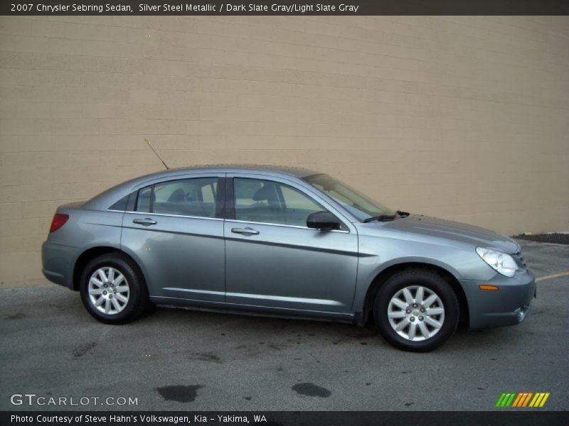 Silver Steel Metallic / Dark Slate Gray/Light Slate Gray 2007 Chrysler Sebring Sedan