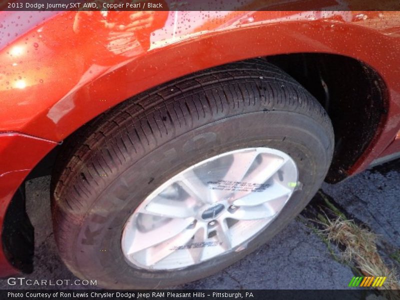 Copper Pearl / Black 2013 Dodge Journey SXT AWD