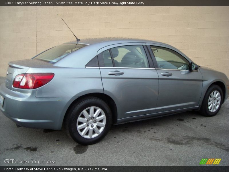 Silver Steel Metallic / Dark Slate Gray/Light Slate Gray 2007 Chrysler Sebring Sedan