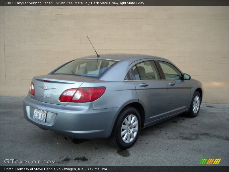 Silver Steel Metallic / Dark Slate Gray/Light Slate Gray 2007 Chrysler Sebring Sedan