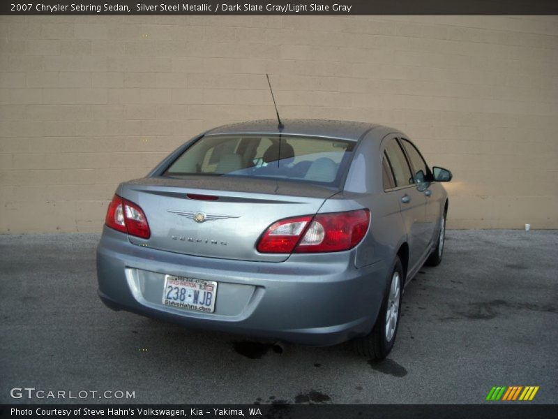 Silver Steel Metallic / Dark Slate Gray/Light Slate Gray 2007 Chrysler Sebring Sedan