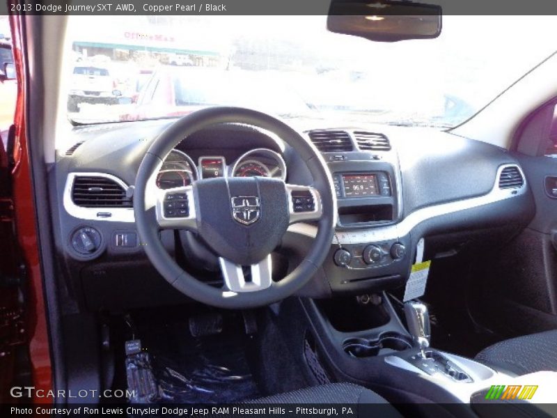 Copper Pearl / Black 2013 Dodge Journey SXT AWD