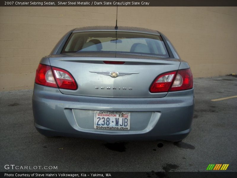 Silver Steel Metallic / Dark Slate Gray/Light Slate Gray 2007 Chrysler Sebring Sedan
