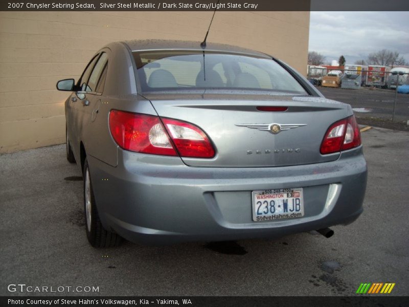 Silver Steel Metallic / Dark Slate Gray/Light Slate Gray 2007 Chrysler Sebring Sedan