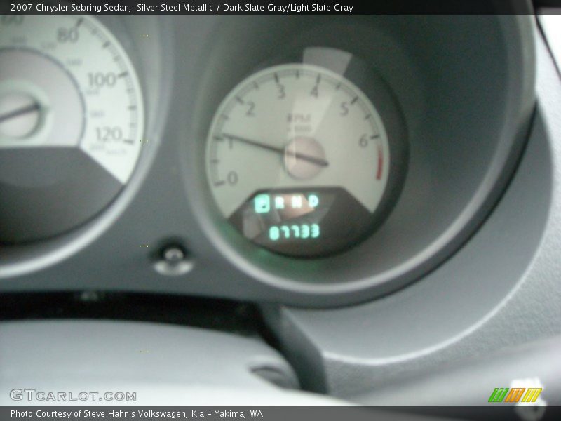 Silver Steel Metallic / Dark Slate Gray/Light Slate Gray 2007 Chrysler Sebring Sedan