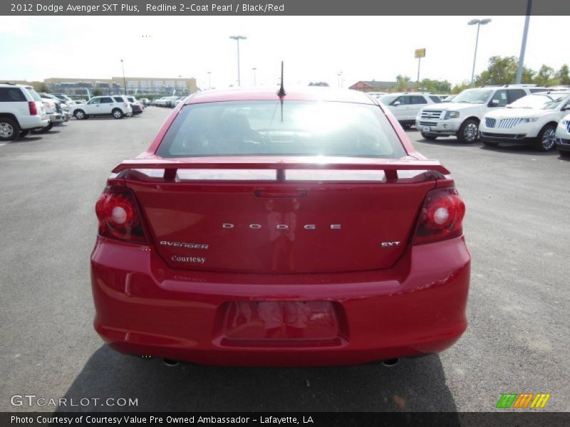 Redline 2-Coat Pearl / Black/Red 2012 Dodge Avenger SXT Plus