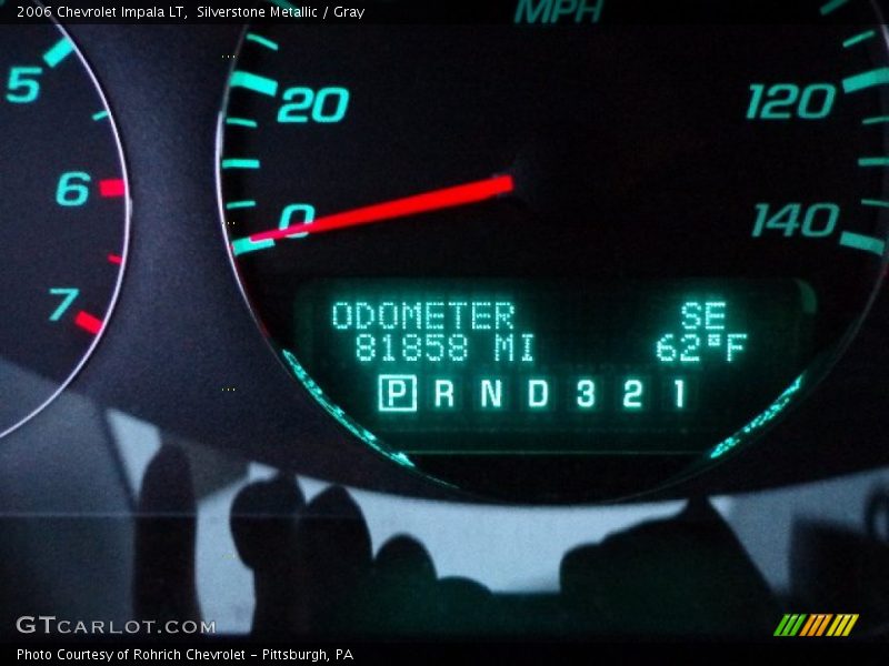 Silverstone Metallic / Gray 2006 Chevrolet Impala LT