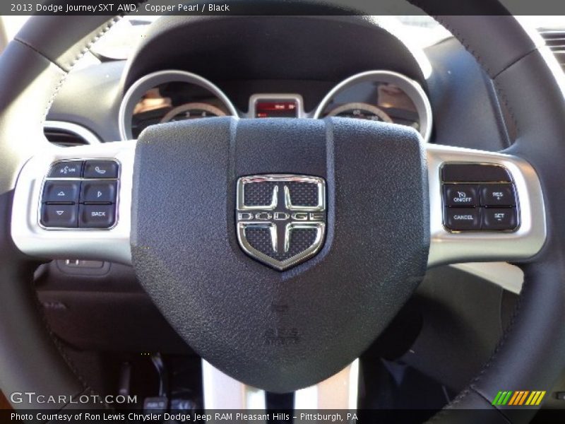 Copper Pearl / Black 2013 Dodge Journey SXT AWD