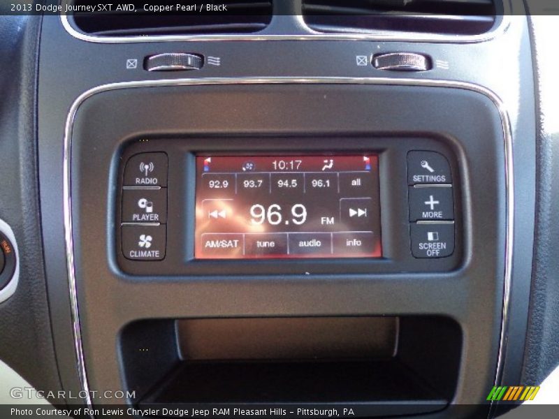 Copper Pearl / Black 2013 Dodge Journey SXT AWD