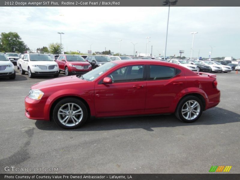 Redline 2-Coat Pearl / Black/Red 2012 Dodge Avenger SXT Plus