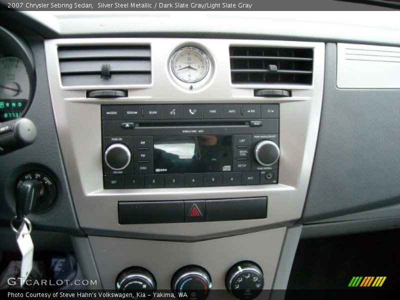Silver Steel Metallic / Dark Slate Gray/Light Slate Gray 2007 Chrysler Sebring Sedan