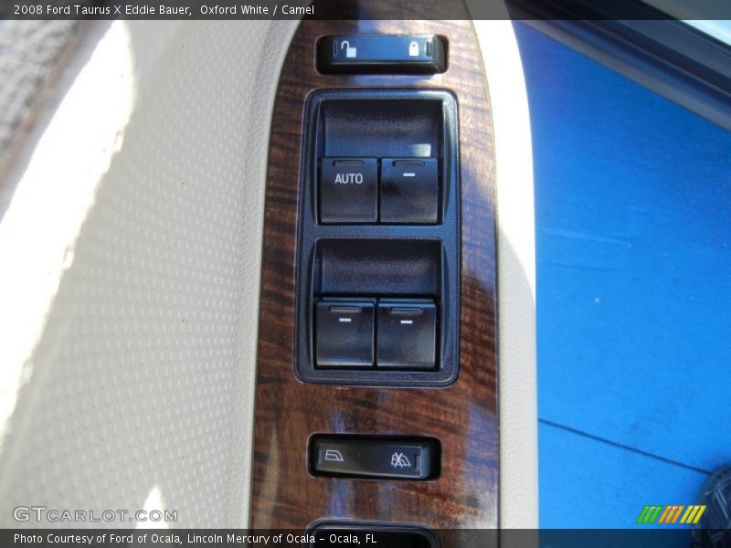 Oxford White / Camel 2008 Ford Taurus X Eddie Bauer