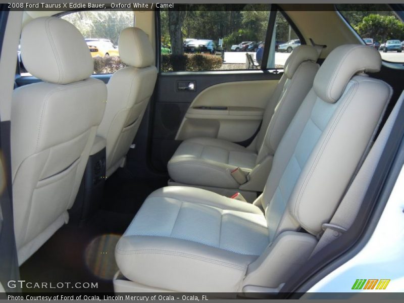 Oxford White / Camel 2008 Ford Taurus X Eddie Bauer