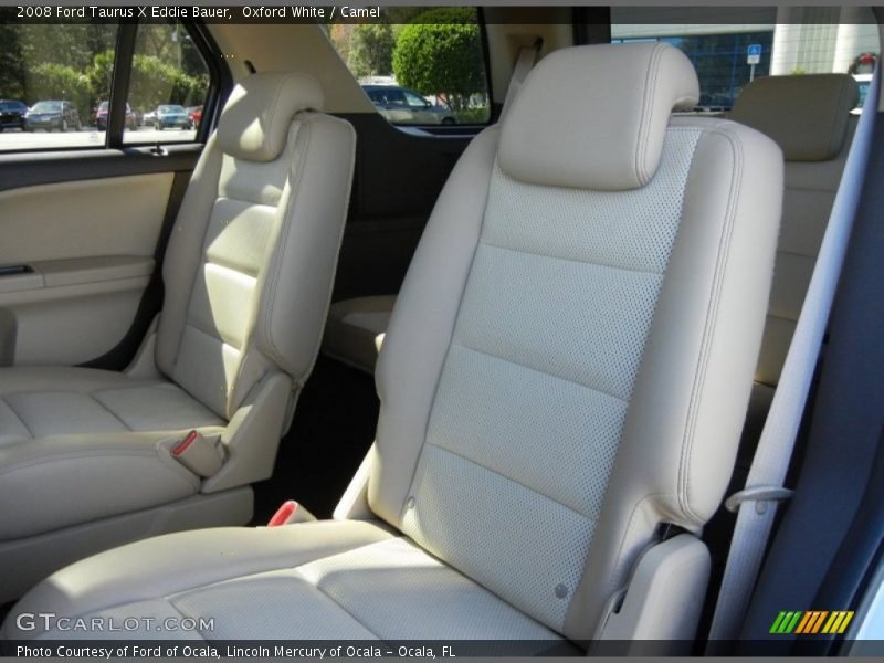 Oxford White / Camel 2008 Ford Taurus X Eddie Bauer