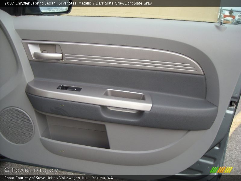 Silver Steel Metallic / Dark Slate Gray/Light Slate Gray 2007 Chrysler Sebring Sedan