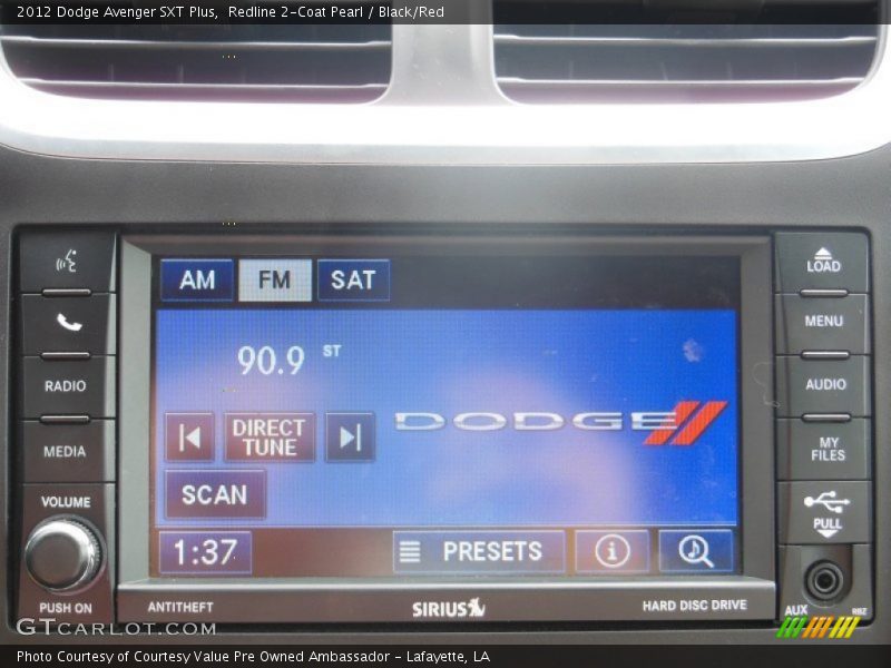 Redline 2-Coat Pearl / Black/Red 2012 Dodge Avenger SXT Plus