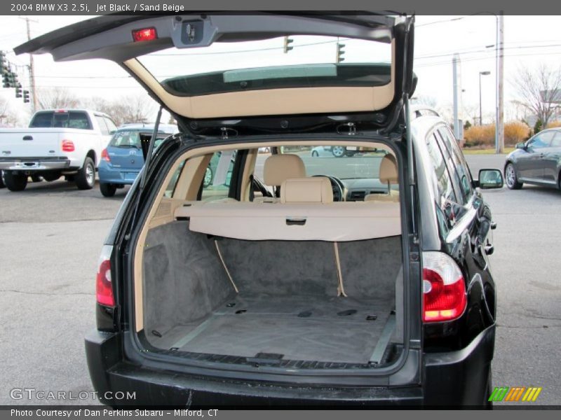 Jet Black / Sand Beige 2004 BMW X3 2.5i