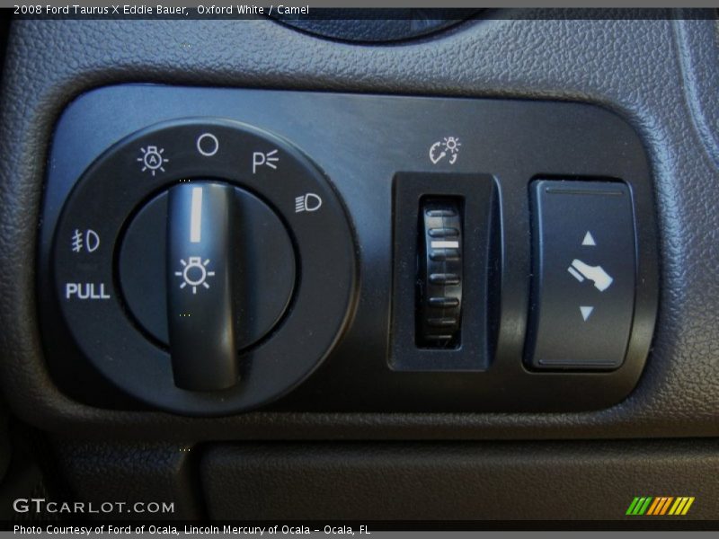 Oxford White / Camel 2008 Ford Taurus X Eddie Bauer