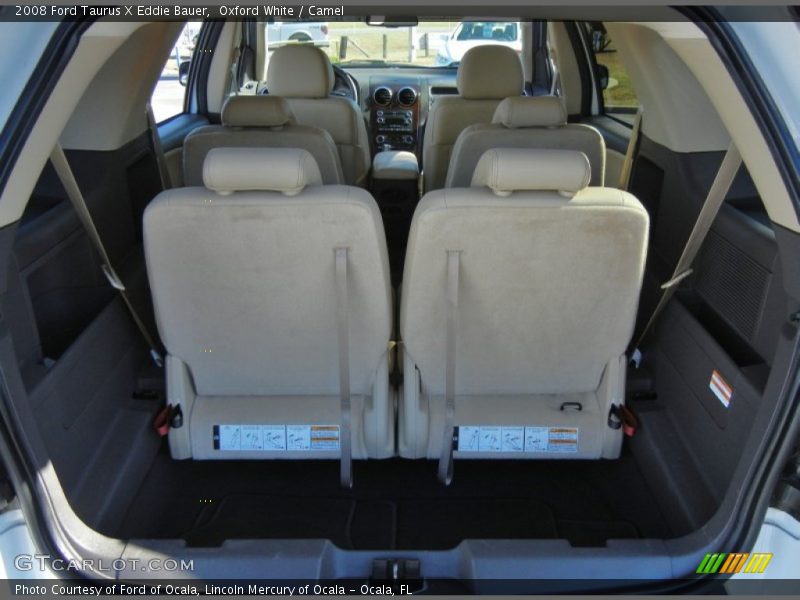 Oxford White / Camel 2008 Ford Taurus X Eddie Bauer