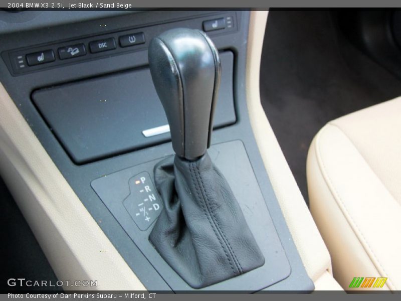 Jet Black / Sand Beige 2004 BMW X3 2.5i