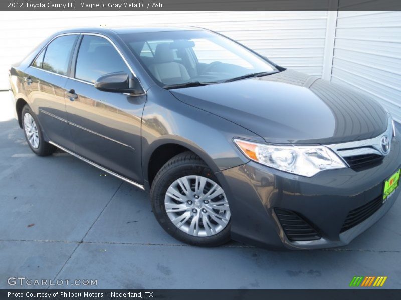 Magnetic Gray Metallic / Ash 2012 Toyota Camry LE