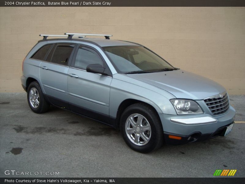Butane Blue Pearl / Dark Slate Gray 2004 Chrysler Pacifica