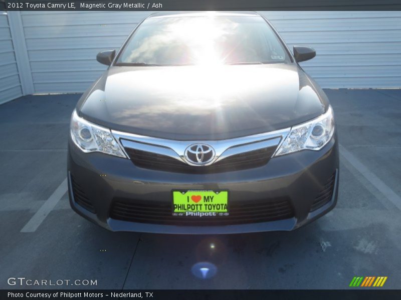 Magnetic Gray Metallic / Ash 2012 Toyota Camry LE