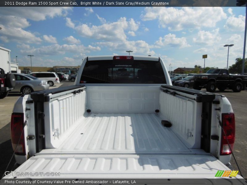 Bright White / Dark Slate Gray/Medium Graystone 2011 Dodge Ram 1500 Sport Crew Cab