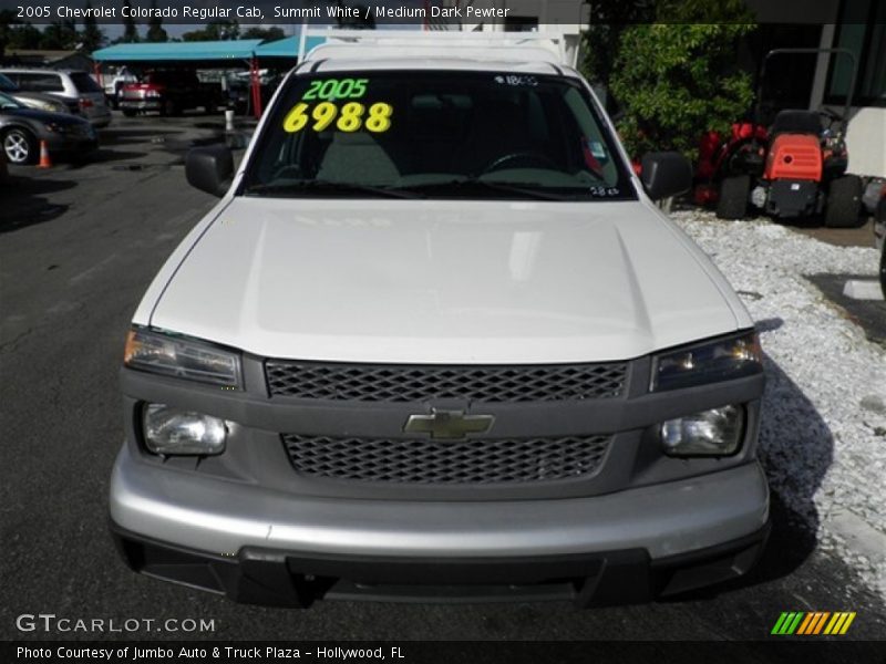 Summit White / Medium Dark Pewter 2005 Chevrolet Colorado Regular Cab