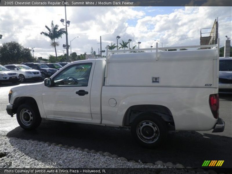 Summit White / Medium Dark Pewter 2005 Chevrolet Colorado Regular Cab