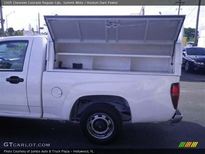Summit White / Medium Dark Pewter 2005 Chevrolet Colorado Regular Cab