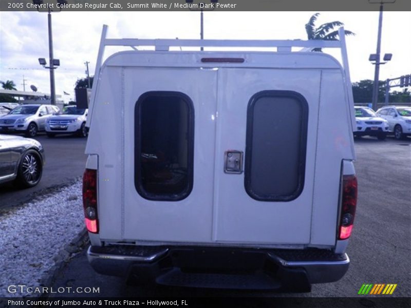 Summit White / Medium Dark Pewter 2005 Chevrolet Colorado Regular Cab