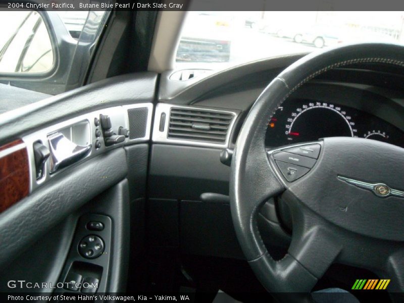 Butane Blue Pearl / Dark Slate Gray 2004 Chrysler Pacifica