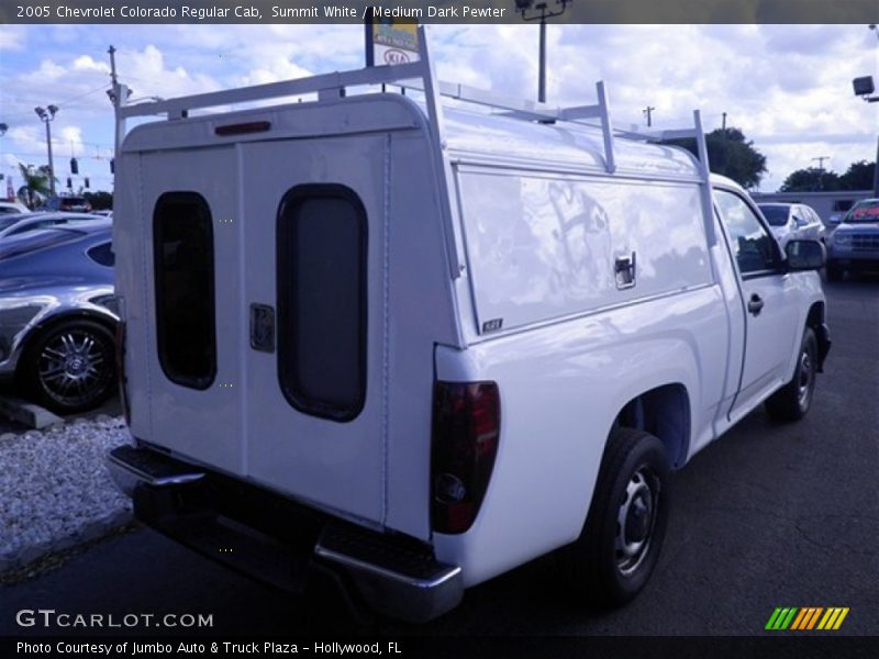 Summit White / Medium Dark Pewter 2005 Chevrolet Colorado Regular Cab