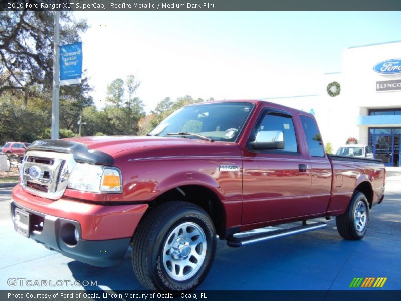 Redfire Metallic / Medium Dark Flint 2010 Ford Ranger XLT SuperCab