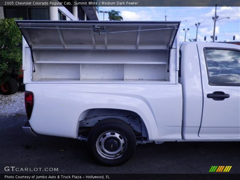 Summit White / Medium Dark Pewter 2005 Chevrolet Colorado Regular Cab