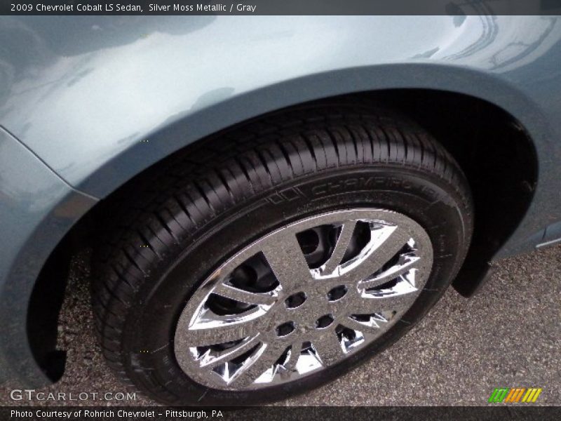 Silver Moss Metallic / Gray 2009 Chevrolet Cobalt LS Sedan